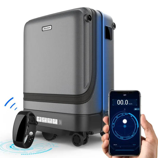Smart Rolling Luggage App Remote Control Following Suitcase
