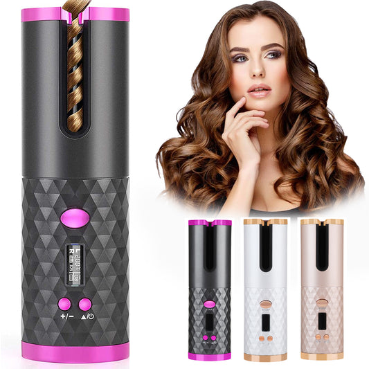 Rechargeable Automatic Hair Curler Women Portable